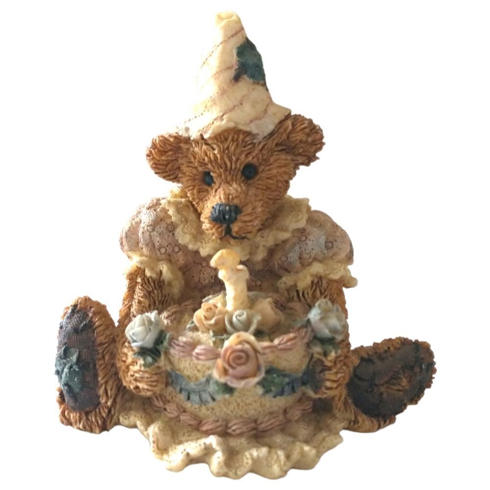 ‎Baileys Birthday Figure Boyds Bears Friends Bearstone Collection 2014 Vtg 1993.